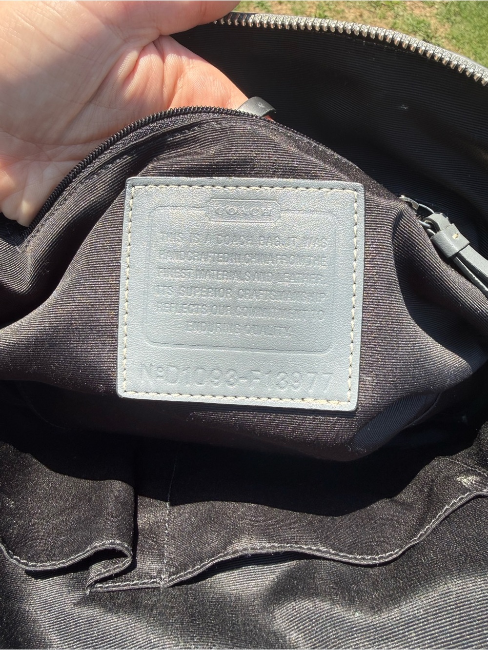 Coach Hampton Signature Dome Satchel - Picture 7 of 7